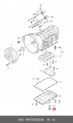 ПРОБКА/SCHRAUBE WHT000323A WHT 000 323 A VAG