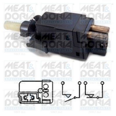 Выключатель MERCEDES C (W202),E (W210) стоп-сигнала MEAT&DORIA 35015 MEAT DORIA