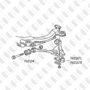 AUDI 80 B3 88-91 D=19mm/ с г/у FK0187R FIXAR