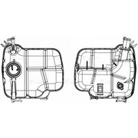 Бачок расширит. охл. жидкости для а/м Chevrolet Cruze 09-/Opel Astra 10- с датчи LET0540 LUZAR
