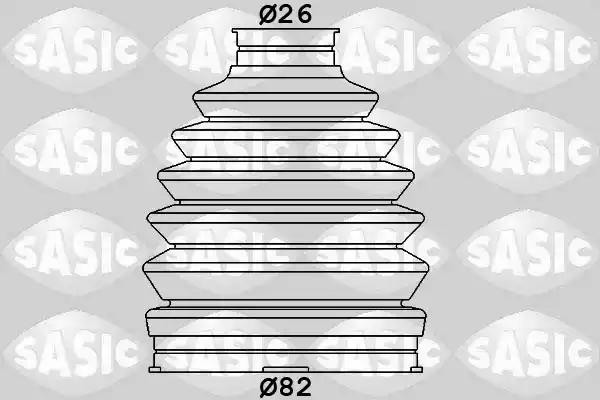 Пыльник ШРУСа MAZDA 6 05-12, NISSAN QASHQAI 1906063 1906063 SASIC