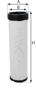 Фильтр воздушный AG 1100/1 GOODWILL