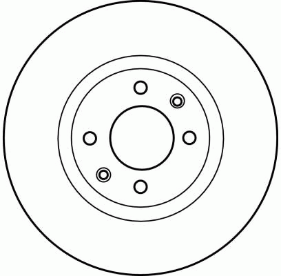 PEUGEOT 307 (2001-2007)/CITROEN C5 (2001-2005) ДИАМЕТР 283ММ DF4183 TRW