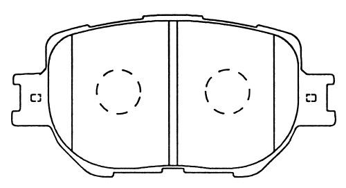 Новый артикул D2193H Колодки тормозные дисковые пер. Toyota Altezza 98-,Mark II  D2193 MK KASHIYAMA