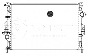 Радиатор охл. для а/м Ford Kuga II (13-) 1.6T AT LRc10105 LRC10105 LUZAR