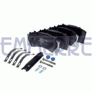 колодки тормозные дисковые комплект для TSB 4309 970025 EMMERRE