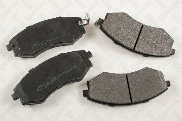колодки диск. пер.! с антиск. пл.\ Kia Magentis/Optima GD 2.0i 16V/2.5i V6 01>,  329-005B-SX STELLOX