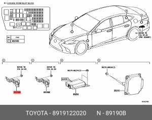 89191-22020 Датчик 89191-22020 TOYOTA