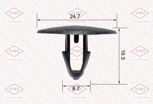 Клипса автомобильная [упаковка 10 штук] TOYOTA TJB1121 TJB1121 TATSUMI