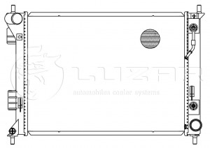 Радиатор охлаждения для а/м Kia Venga (10-)/Hyundai i20 (09-) M/A LRc081P0 LRC081P0 LUZAR
