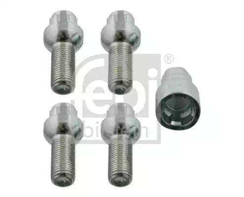 К-кт болтов крепл. колеса 4 шт. (Секретка) /M14x1,5mm./ 27056 FEBI BILSTEIN