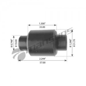 Ролик SAF тормозной колодки (33x19x57мм) MANSONS MBP3012 MANSONS