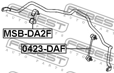 MITSUBISHI CARISMA 97> MSB-DA2F FEBEST