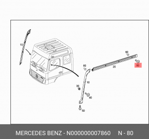 винт N 000000 007860 MERCEDES BENZ