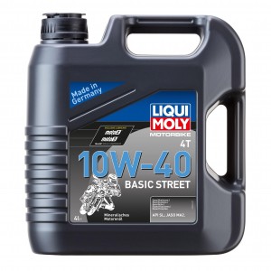 3046 LiquiMoly Мин. мот.масло д/4-т.мотоц. Motorbike 4T 10W-40 SN Plus MA2 (4л) 3046 LIQUI MOLY