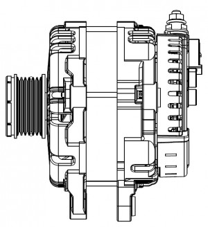Генератор для а/м Exeed RX (22-) 2.0T 200A (LG 2744) LG 2744 START VOLT