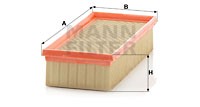 Фильтр воздушный C2584 C2584 MANN FILTER