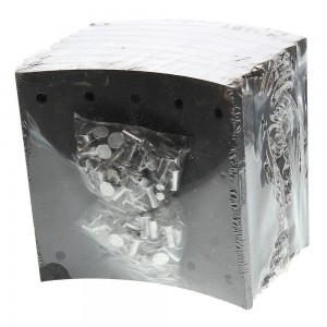 Накладка тормозной колодки BPW SAF (420x200) стандарт 80 отв. 8x15 / 93251 (8шт. 350-33-042 MEGA POWER