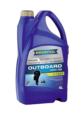 Моторное масло для 4-T лодочных моторов RAVENOL Outboardoel 4T 10W-30 4л (115320 4014835729094 RAVENOL