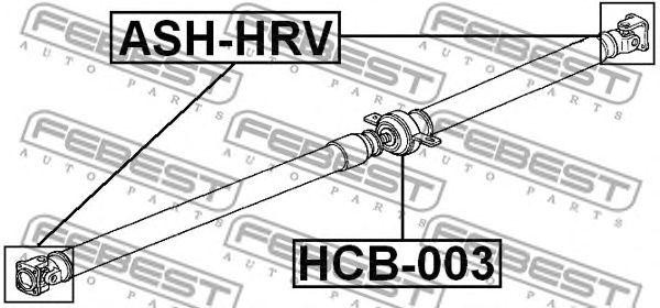 Подшипник опоры карданного вала HONDA HR-V GH1/GH2/GH3/GH4 1998­2005 HCB-003 HCB-003 FEBEST