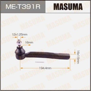 наконечник рулевой правый!\ Lexus RX450 GYL15 3.5i Hybrid 09> ME-T391R MASUMA