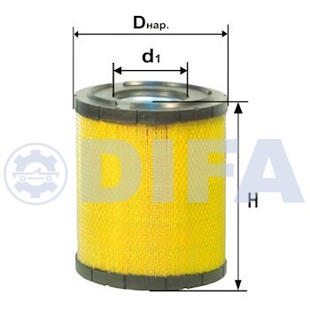 Фильтр воздушный DIFA 43133 DIFA43133 DIFA