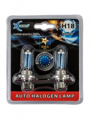 Лампа 12V H18 65W PY26d-1 +30% 4000К блистер (2шт.) Super White XENITE 1007149 XENITE