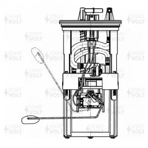 Модуль топливного насоса для а/м Hyundai Santa Fe (06-)2.7i SFM1409 SFM 1409 START VOLT