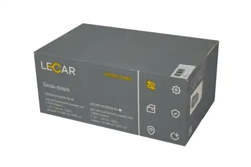 Фара блок ВАЗ-1118 правая LECAR LECAR013011003 LECAR