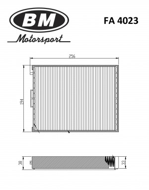 Фильтр салонный HYUNDAI  Santa Fe (SM), Sonata FA4023 FA4023 BM MOTORSPORT