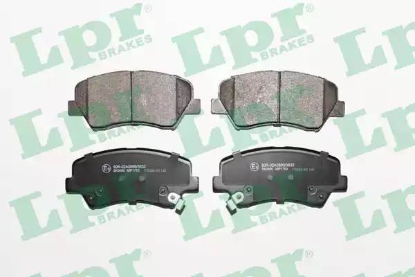 Колодки тормозные дисковые 05P1753 05P1753 LPR