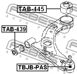 Сайлентблок TAB-445 TAB-445 FEBEST