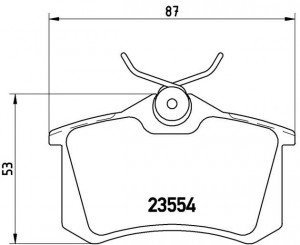 Колодки тормозные P85020 P85020 BREMBO