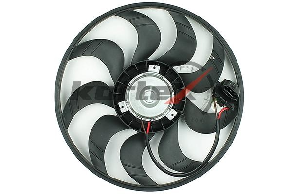 Вентилятор радиатора CHEVROLET AVEO 11-/Cobalt 11-/OPEL Mokka 13- (без кожуха) K KFD104 KORTEX