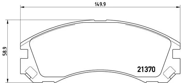 Колодки тормозные P61089 P61089 BREMBO