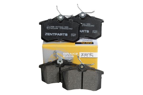 колодки дисковые задние!\VW Golf/Bora 2.3-3.2i 00>, Citroen C8, Peugeot 807 02> Z07326 ZENTPARTS