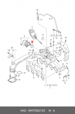 AUDI A1 (2010>) WHT 006 135 VAG