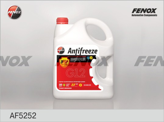 Антифриз готовый карбоксилатный красный G12 5кг AF5252 FENOX