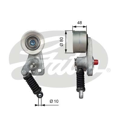 Натяжной ролик привода вспомогательных агрегатов FleetRunner® T38705 GATES