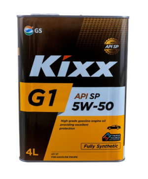 Масло моторное KIXX G1 SP 5W50 синт.4л L215544TE1 KIXX