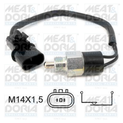 Датчик MITSUBISHI Pajero (90-00) включения фонаря заднего хода MEAT&DORIA 36034 MEAT DORIA