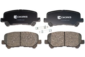 Тормозные колодки задние, Low Metallic C12CR0160 C12CR0160 CWORKS