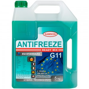 Samson EU-Standard G11 5KG антифриз! зеленый, готовый\ 800954 SAMSON