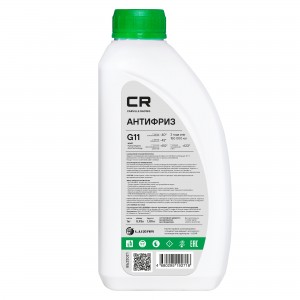 Антифриз CR G11 HOAT -40°С, зеленый, готовый, 1кг/0.94л L2022758 L2022758 CARVILLE RACING