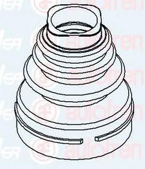 пыльник ШРУСа внутреннего!\ Citroen C2-C5 02>, Peugeot 207/307/407 01> D8526 AUTOFREN SEINSA