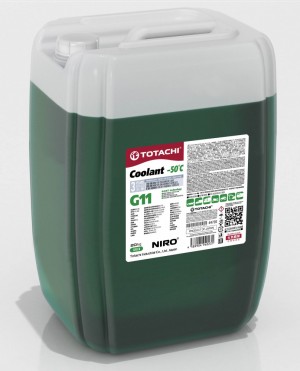 Антифриз TOTACHI NIRO COOLANT Green -50C G11 20кг 44720 44720 TOTACHI