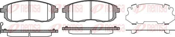 293 11 [5581080J50] !колодки дисковые п.\ Suzuki SX4 1.6i VVT/1.9DDiS 06> 029311 REMSA