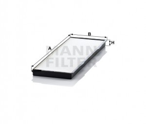 Фильтр воздушный кабины (салонный) CU37001 Mann-Filter CU37001 MANN FILTER
