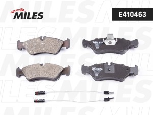 Колодки тормозные задние (с датчиком) (Смесь Low-Metallic) MERCEDES W460/W463/SP E410463 MILES