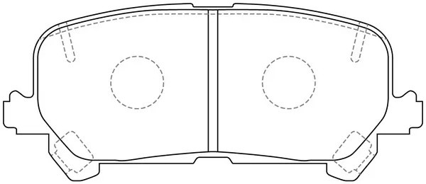 Колодки тормозные BP28007 BP28007 SB NAGAMOCHI